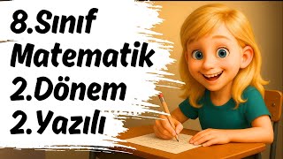 8. Sınıf 2. Dönem 2. Matematik Yazılısı  💯 | Meb Senaryo | En Çok Çıkabilecek Sorular