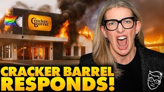 PANIC: Cracker Barrel Attacks Customers, DOUBLES DOWN on Woke Rebrand in MELTDOWN as Stock PLUMMETS🤬