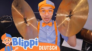 Trommeln mit Blippi 🔊 Blippi Deutsch | Abenteuer und Videos für Kinder