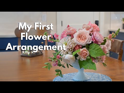 My First Garden-Grown Bouquet: Creating a Floral Arrangement with Homegrown Flowers!