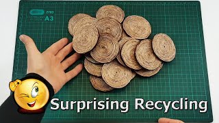 You Won’t Believe This Tree Stump Door Hanger Is Made of Newspaper!