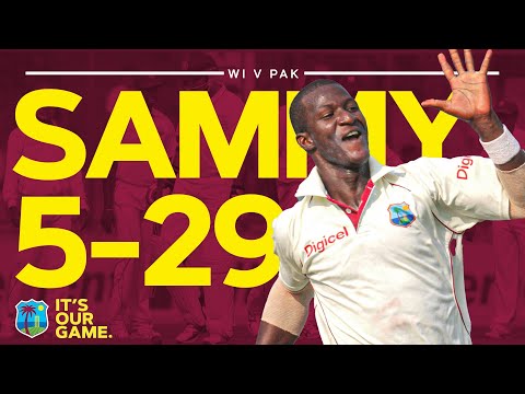 Leading From The Front 💪 | Daren Sammy Takes Superb 5-29 | West Indies v Pakistan 2011