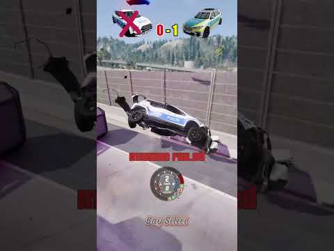 Alman Polis Arabası BMW vs Türk Polis Arabası Efsane Çarpışma! 🚔🔥