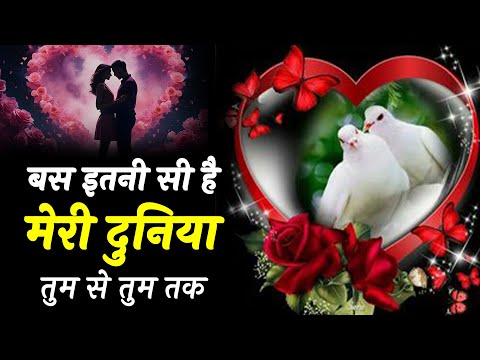 Meri Saari Duniya Tum Se Tum Tak Hai | Love Shayari In Hindi | Romantic Shayari | Hindi Shayari