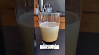 Look at that nitro cold brew cascading foam.