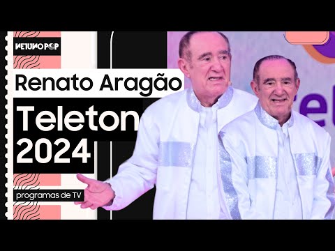 Renato Aragão no Teleton 2024 | Rejeitado pela Globo, “Didi” é coroado no SBT