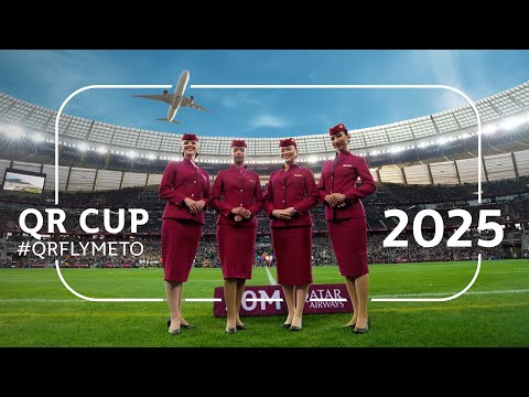 Stunning flyover & halftime surprise at the Qatar Airways Cup