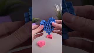 3D Printed Huggable Heart Fidgets in Red, Blue & Pink! ❤️ ASMR