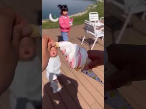 Cuando el amor de hermana vale más que un helado❤️