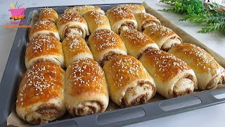 Çörekleri 50 yıldır böyle yapıyoruz❗ Önce ANNEM, şimdi de ben😍 Haşhaşlı Bükme Poğaça Tarifi✔