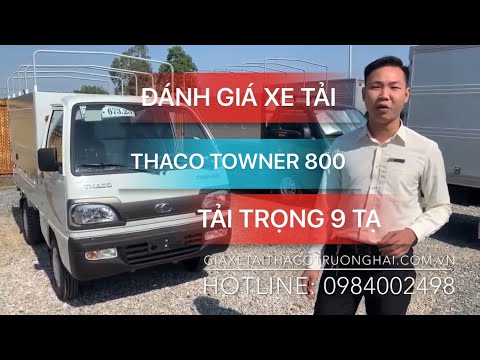 Bán gấp chiếc xe tải Thaco Towner 800, sản xuất 2019, màu xanh lam, có sẵn xe, giao nhanh toàn quốc