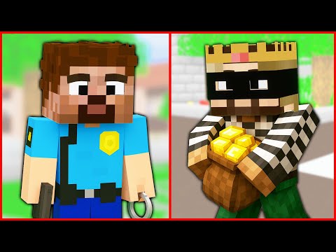 FAKİR POLİS VS ZENGİN HIRSIZ! 😱 - Minecraft ZENGİN FAKİR HAYATI