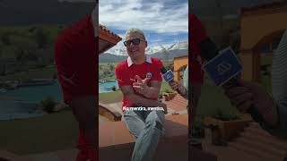 Claudio Castellón ya está preparando para las Fiestas Patrias con su pañuelo y su chupalla