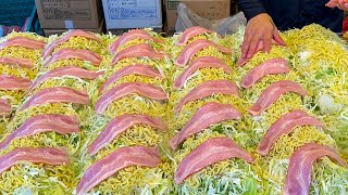 japanese food - OKONOMIYAKI  焼きたて広島風お好み焼き