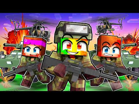 Devenir MILITAIRE avec Mes AMIS sur Minecraft !