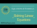 Linear Equations and Graphs Concepts