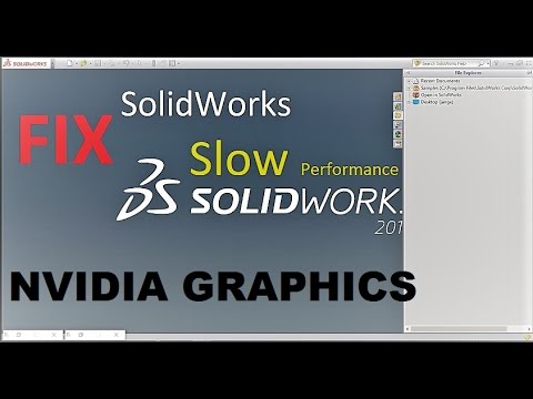 using solidworks with nvidia geforce