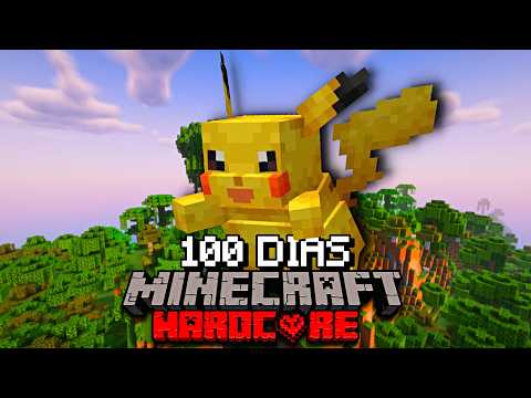 SOBREVIVÍ 100 Días en UN MUNDO de POKEMON en Minecraft HARDCORE