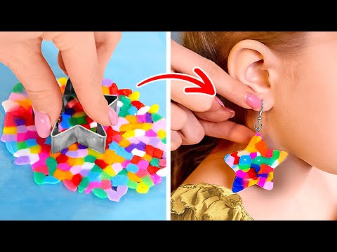 RICH VS BROKE PRINCESS 💎❤️‍🩹 DIY RAINBOW CRAFTS FOR SMART PARENTS