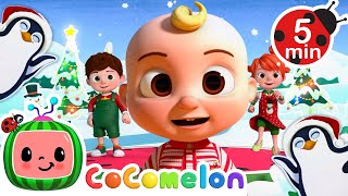 A Christmas Jingle + More CoComelon Nursery Rhymes & Kids Songs | Dance Party Mix!