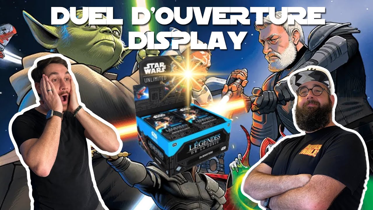 QUI AURA LE MEILLEUR DISPLAY ??? STAR WARS UNLIMITED SET 5 - DUEL D'OUVERTURE
