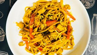 PUI cu LEGUME si PASTE in STIL ASIATIC - Delicioase si usor de facut