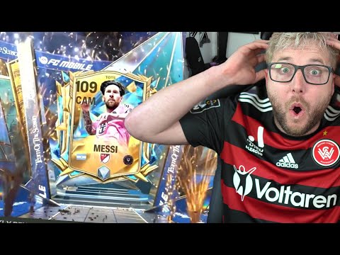 We Actually Packed UTOTS Messi in the 3x 108-109 World Elite Clubs Pack on FC Mobile!!