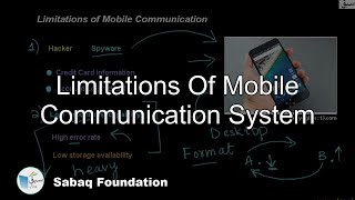 Limitations of Mobile Communication System