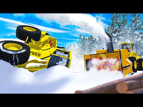 Repairing ABANDONED Snow Blower Truck in GTA 5 RP!