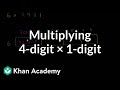 Mastering 4-Digit Multiplication Using the Grid Method
