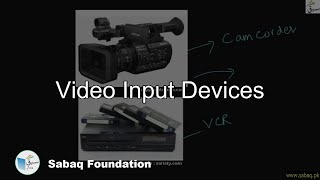 Video Input Devices