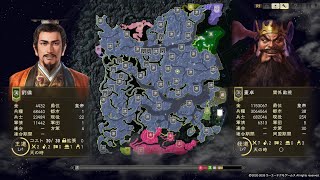 2【三国志14PKCE】劉備 魔帝と三英雄 極級 R3｜負傷兵なし