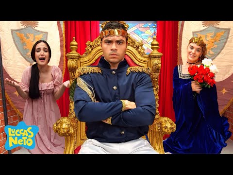 Luccas Neto escolhe uma princesa para o baile real