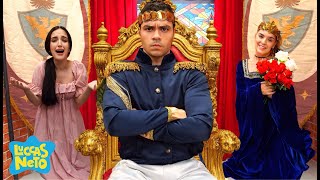 Luccas Neto escolhe uma princesa para o baile real