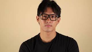 Oakley OX8156 HOLBROOK RX 815601 Rectangle Satin Black Eyeglasses