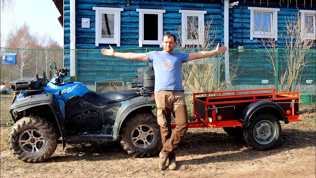 Как весной затопило участок, покосился забор и изменился квадроцикл
