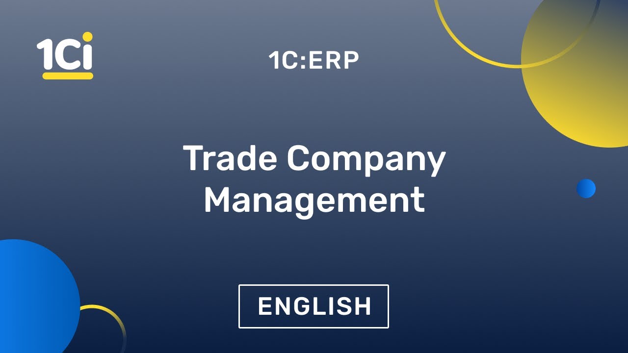 1C:ERP Demo – Process Management in Trading Companies | 2/14/2022

1C:ERP solution provides powerful capabilities for trading companies. This video covers management of the core business ...