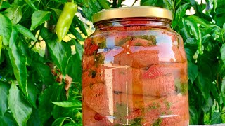 Receta më e thjeshtë e trushisë që del perfekte 😋👍 Speca Çara me vaj 🌶️✨❤️