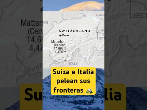 ¿Por qué SUIZA e ITALIA pelean por sus FRONTERAS?