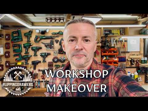 Huge Workshop Makeover + organisation ideas