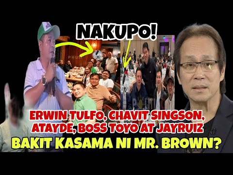 LITRATO NI MR BROWN (KASAMA NI ALYAS TOTOY) KASAMA SI ERWIN TULFO, CHAVIT, TOYO KUMALAT SA SOCMED‼️