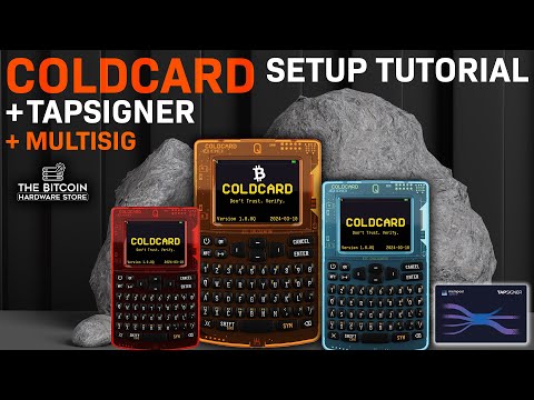 Coinkite Coldcard Setup Step by Step Beginner Tutorial | Air Gapped Bitcoin Wallet | Lesson 15