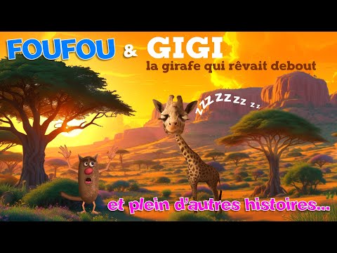 Foufou  - Histoire - Gigi la girafe qui rêvait debout (Gigi the Giraffe Who Dreamed Standing Up) 4K