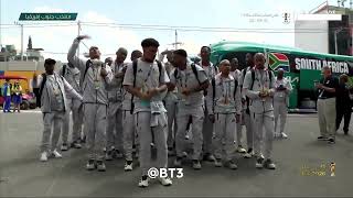 منتخب جنوب إفريقيا يدخل الملعب برقصة " البافانا " #sudafrica #fifaworldcup2026 #mexico 