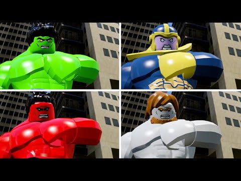 All Big Fig Marvel Character Rescue Iron Man in LEGO Marvel's Avengers