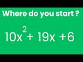 Factoring Trinomials and GCF