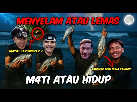 TANGKAP IKAN GUNA TANGAN !!! ADA MAYAT TEDAMPAR !!
