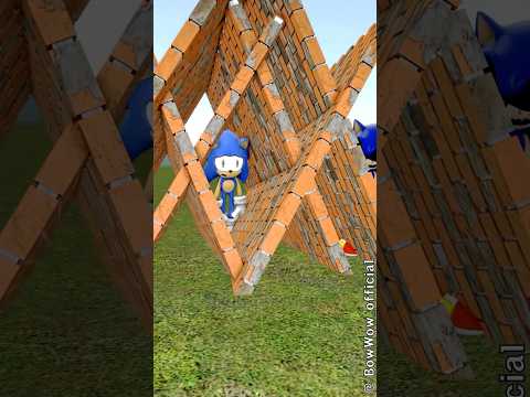 Sonic x Flash x Superman Block Avoidance Competition