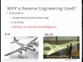 Reverse Engineering Concepts and Applications