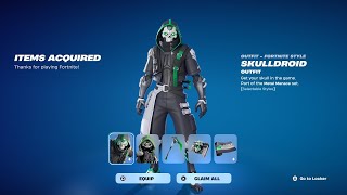 NEW SKULLROID SKIN FORTNITE BUNDLE
